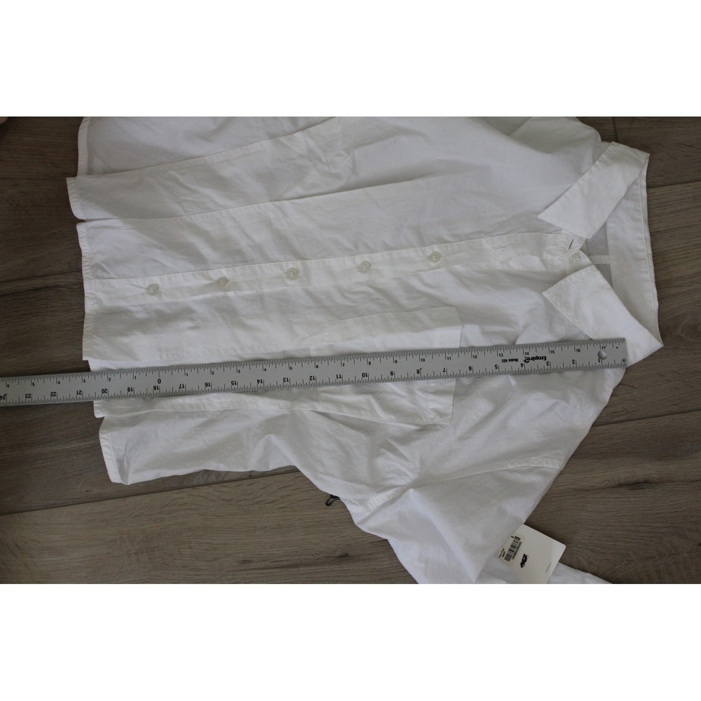 Citizens of Humanity Francis Corset Shirt White Button Down Women's Size S NWT - Picture 10 of 11